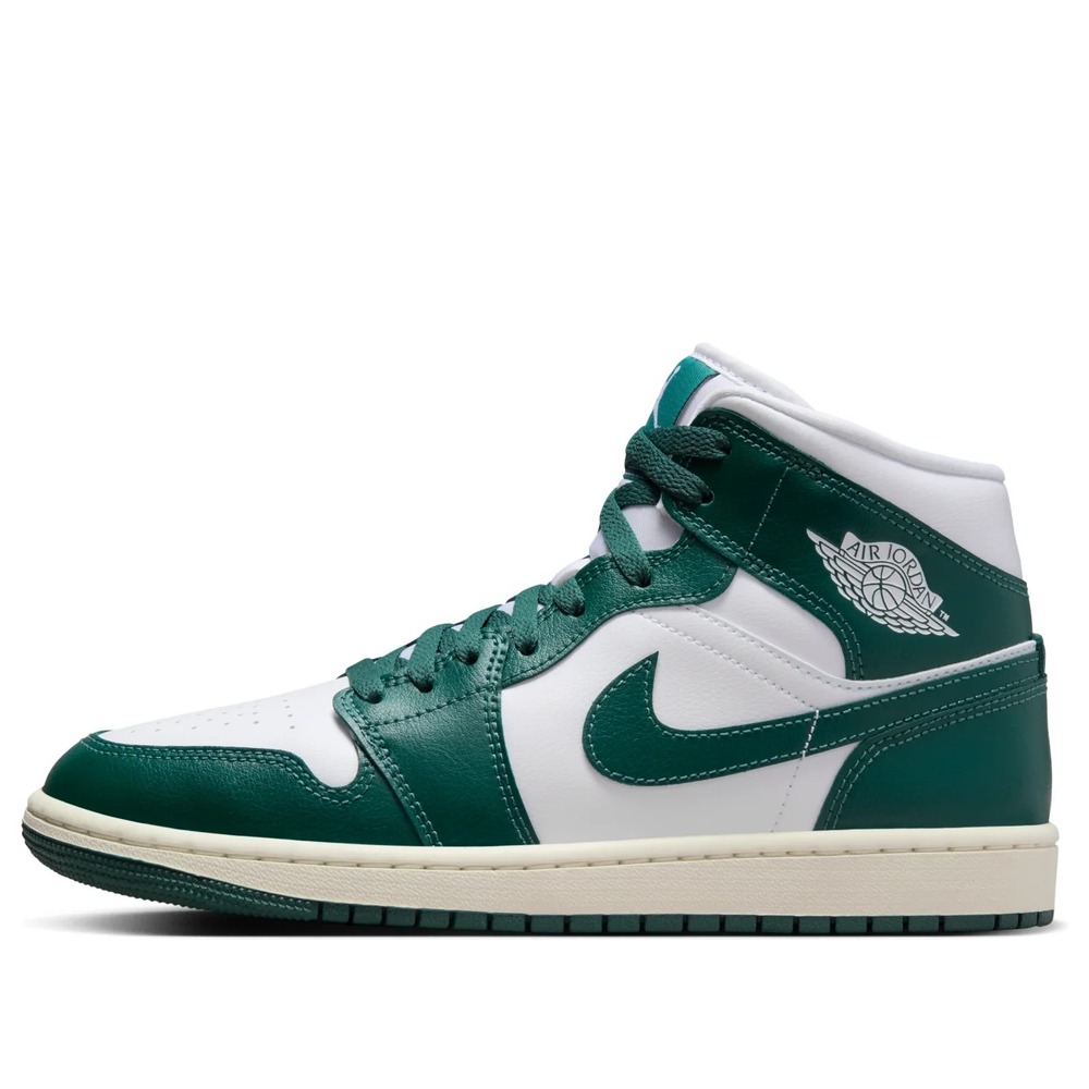Size 7.5 - [NEW] Women's Air Jordan 1 Mid Shoes 'Green' BQ6472-133